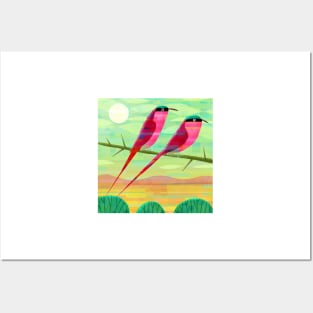 Carmine Bee-eater Posters and Art